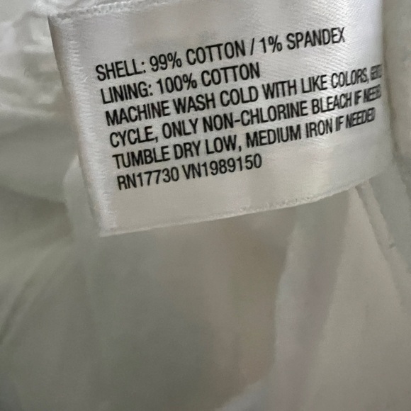 White A-Line Midi Skirt - Picture 5 of 6